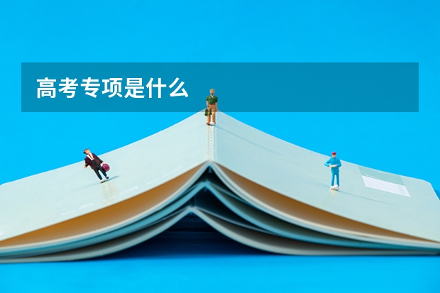 高考专项是什么